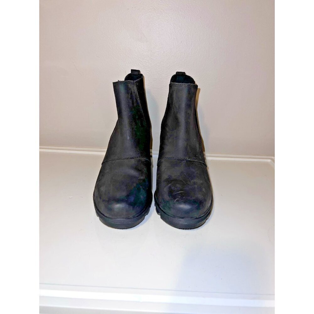 SOREL Womens Joan Of Arctic II Black Wedge Boot Size 9.5 - Picture 2 of 13